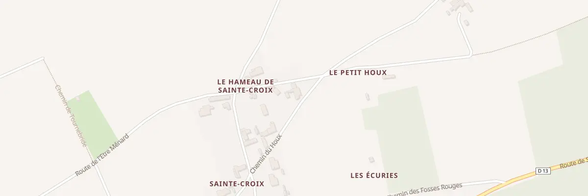 Plan du 7 Che du Houx à Mayet