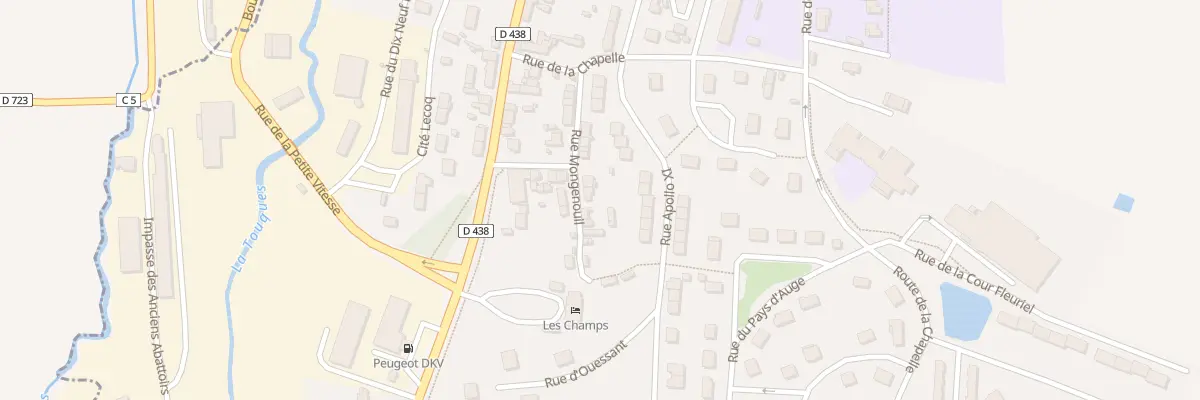 Plan du 9 Rue Montgenouil à Gacé