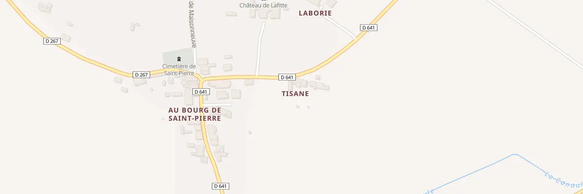 Plan du 532 Tisane à Casteljaloux