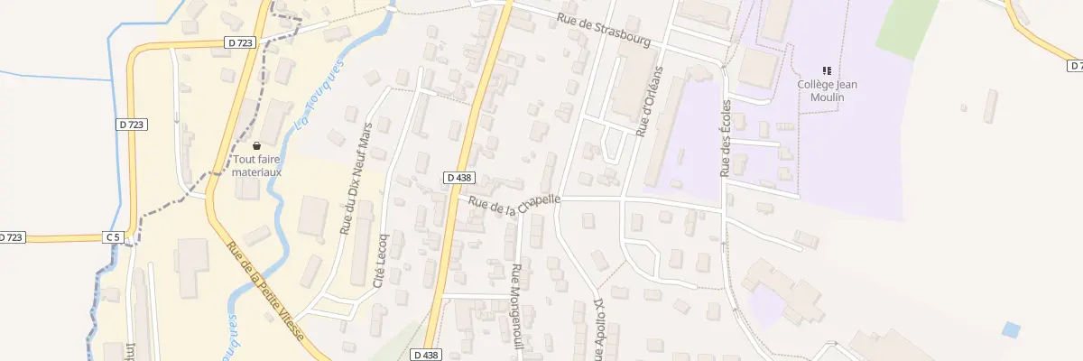 Plan du 9 Rue de la Chapelle à Gacé