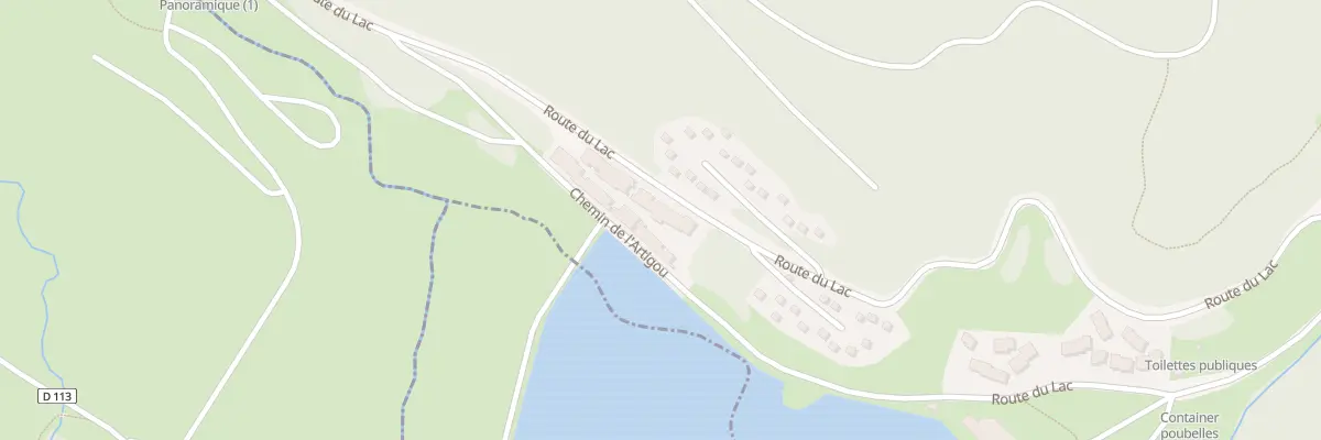 Plan du 305 Che de l’Artigou à Campan