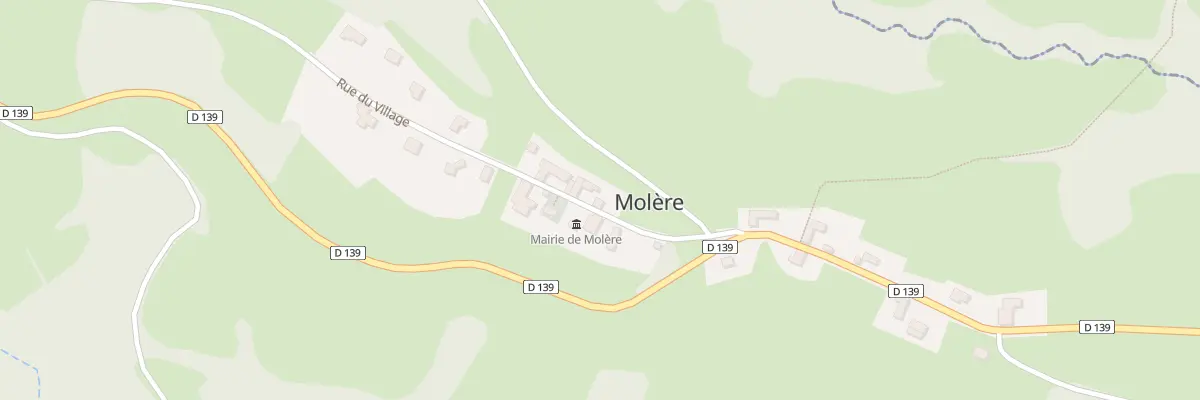 Plan du 4 Rue du Village à Benqué-Molère