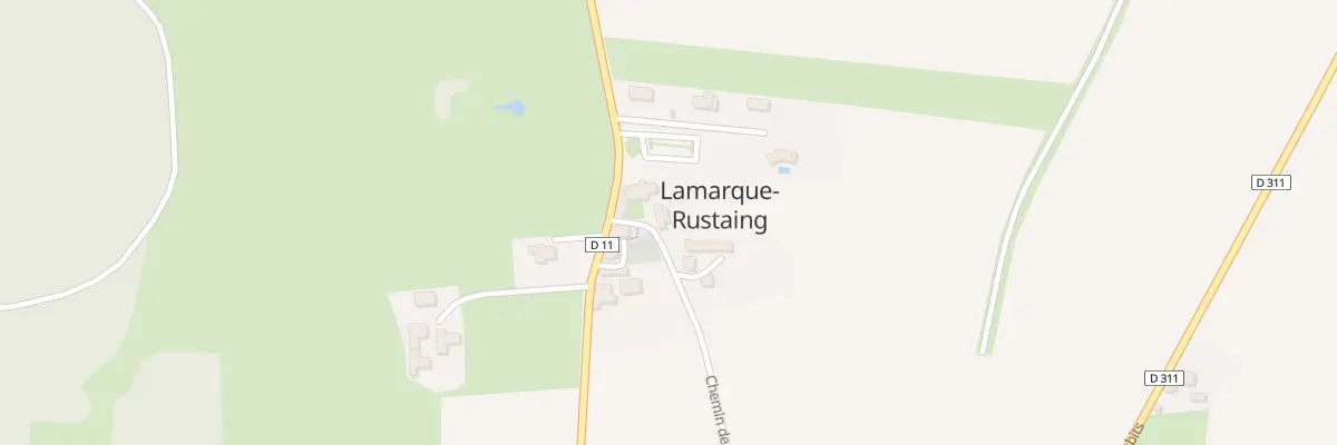 Plan du 1 Che de la Gleyze Vieille à Lamarque-Rustaing