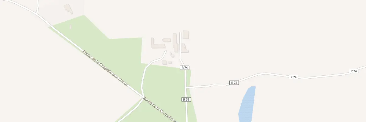 Plan du 218 Che de Vernoil à Villiers-au-Bouin