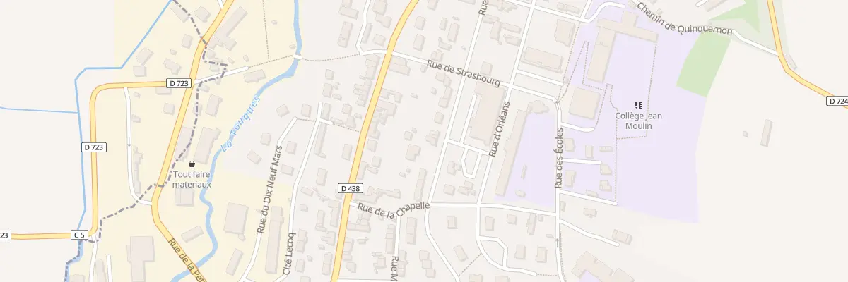 Plan du 18 Rue Lemercier à Gacé