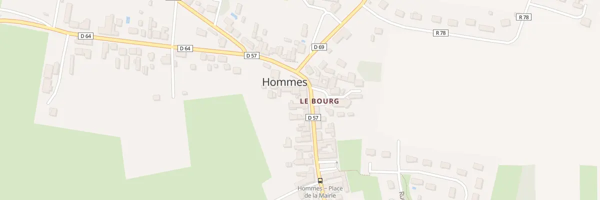 Plan du 3 Rue de Langeais à Hommes