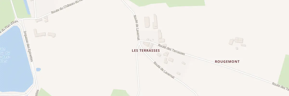 Plan du 2 Rte des Terrasses à Mayet