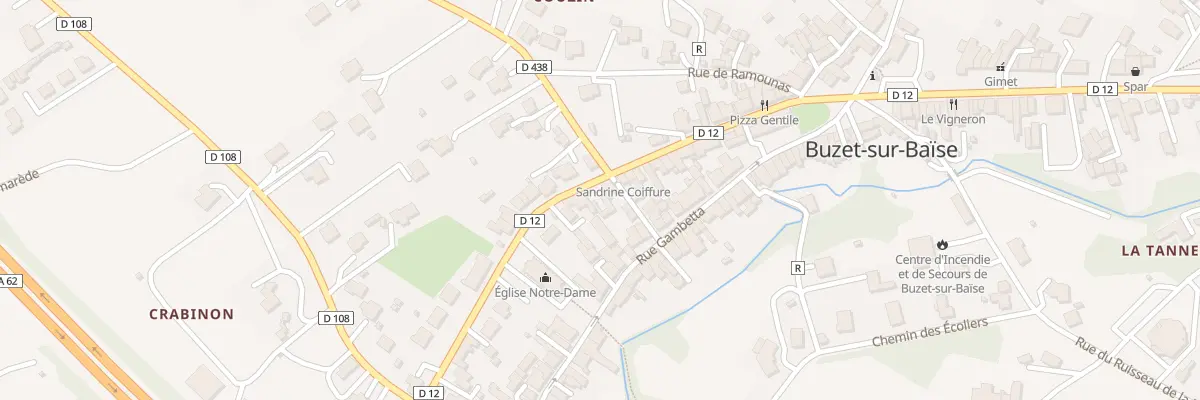 Plan du 199 Au Bourg à Buzet-sur-Baïse