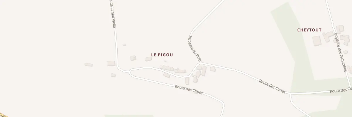 Plan du 4884 Rte des Cimes à Allemans