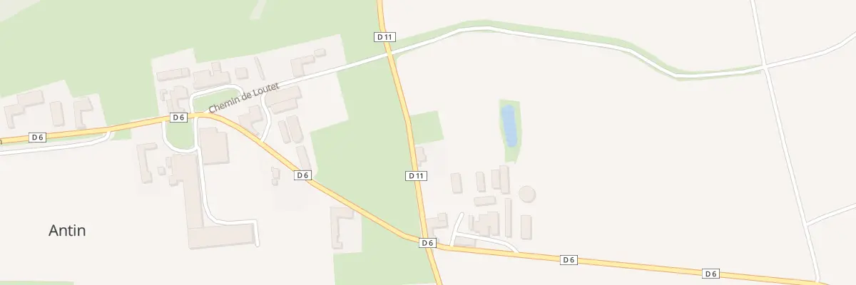 Plan du 19 Rte des Pyrénées à Antin