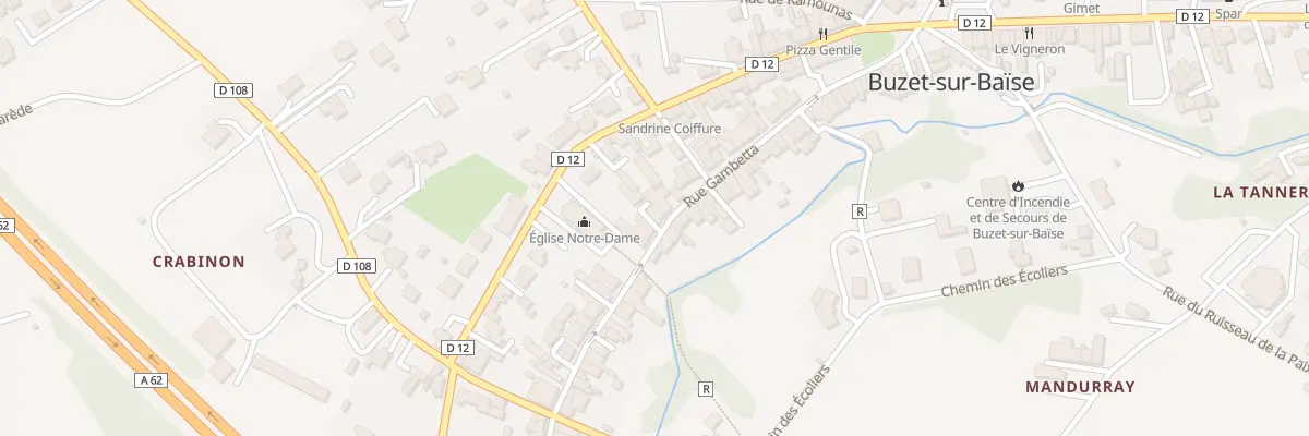 Plan du 42 Rue Gambetta à Buzet-sur-Baïse