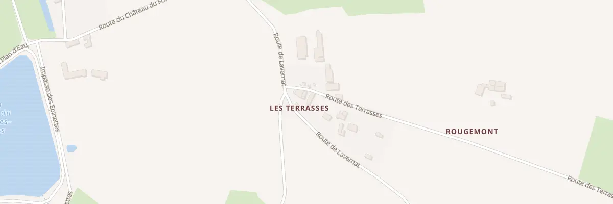 Plan du 4 Rte des Terrasses à Mayet