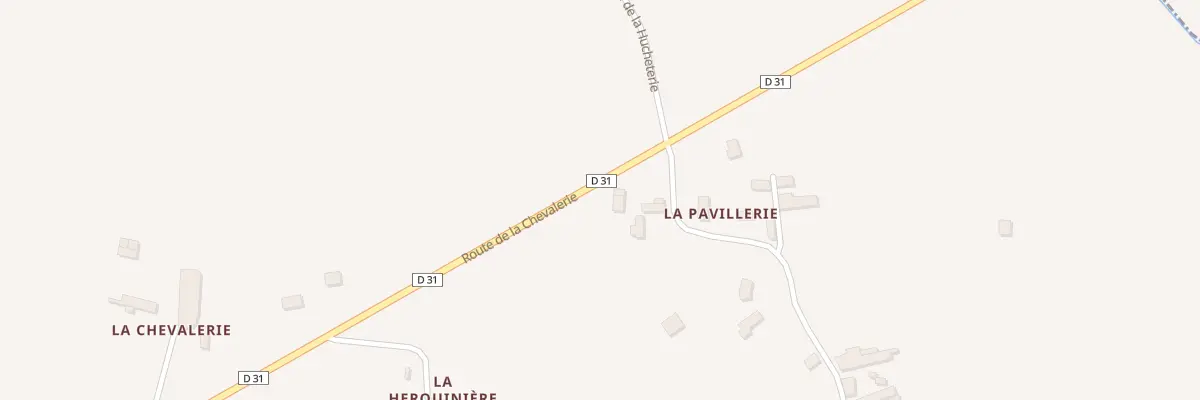 Plan de La Pavillerie au Ménil-Guyon