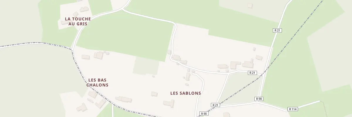 Plan du 105 Che des Sablons à Changé