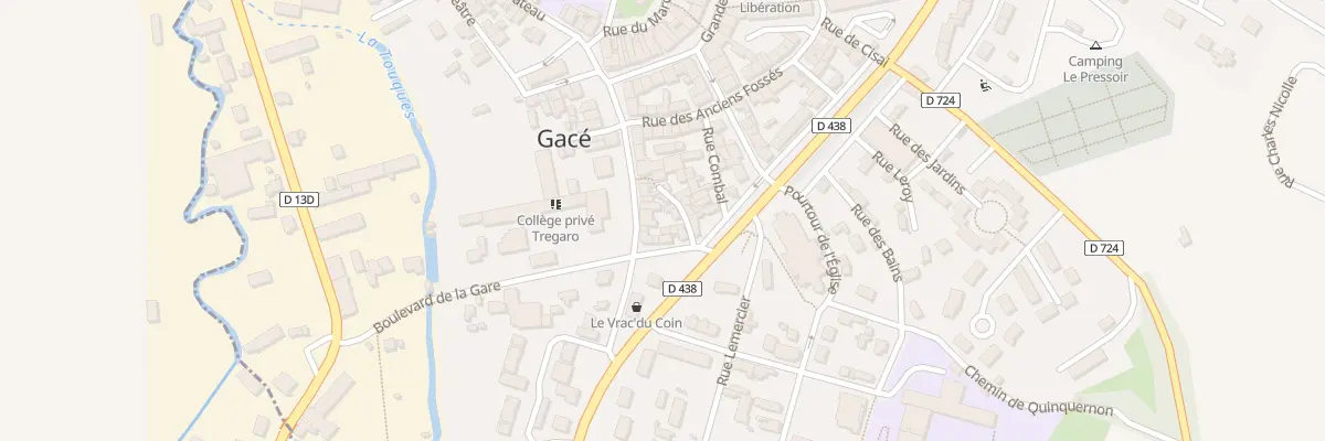 Plan du 21 Rue Saint Jacques à Gacé