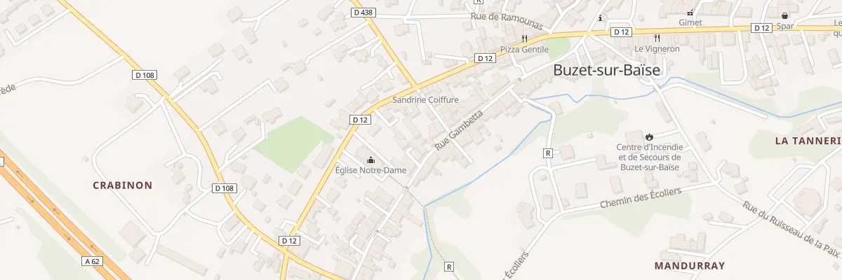 Plan du 40 Rue Gambetta à Buzet-sur-Baïse
