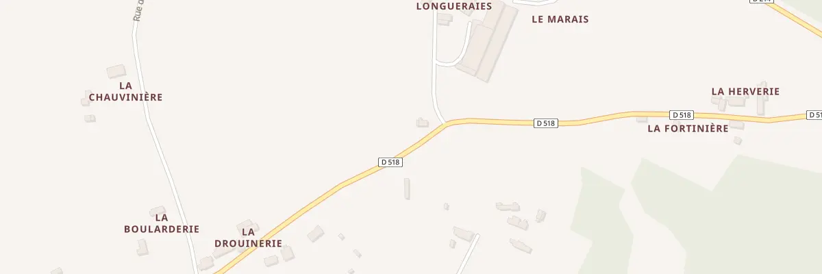 Plan du 5 Rue de la Drouinerie à Aunay-les-Bois
