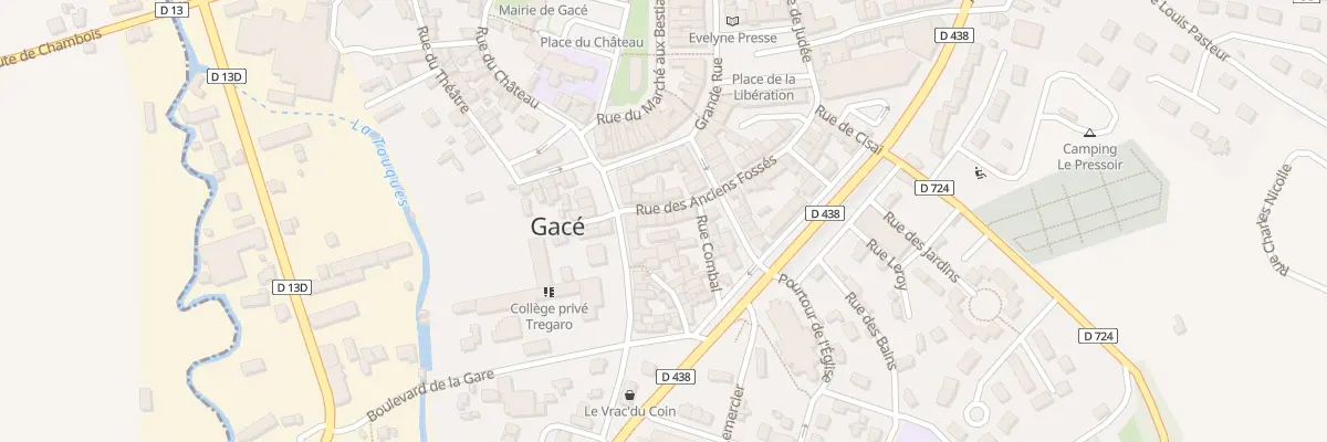 Plan du 8 Rue des Anciens Fossés à Gacé