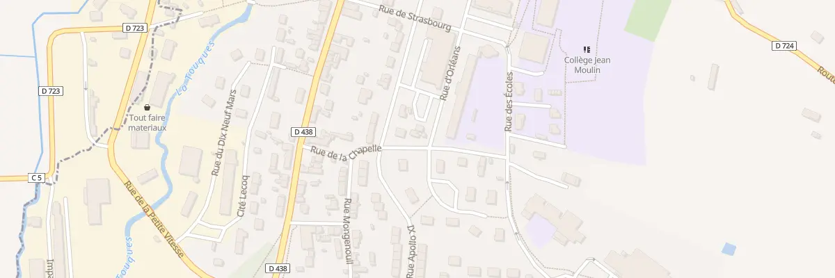 Plan du 11 Rue de la Chapelle à Gacé