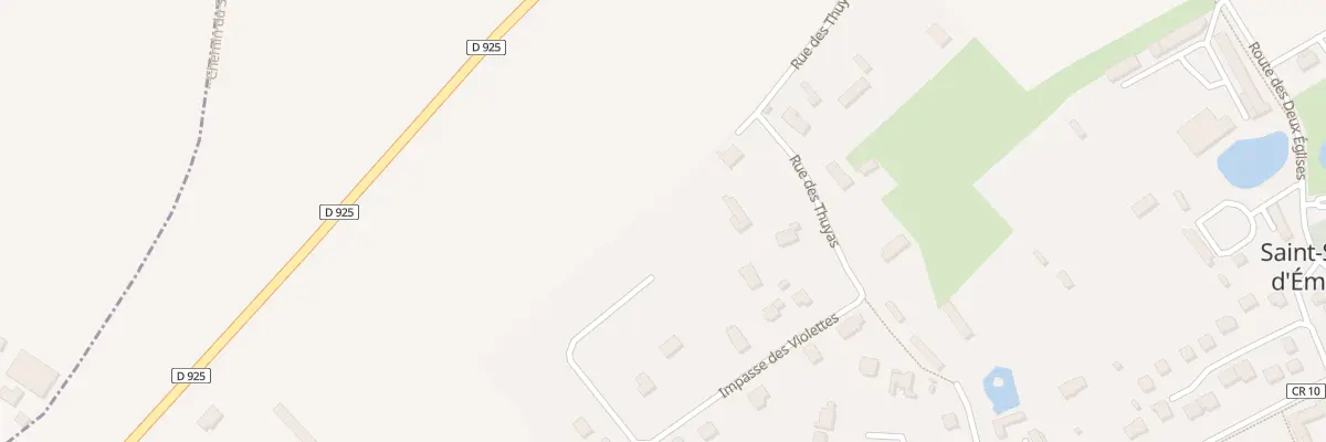Plan du 370 Imp des Violettes à Saint-Sauveur-d’Émalleville
