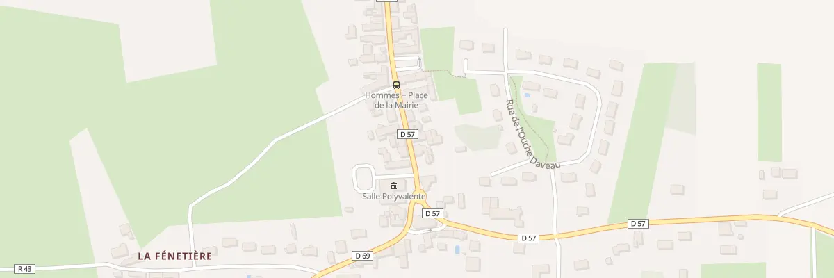 Plan du 20 Rue de Langeais à Hommes