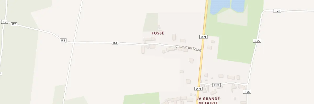 Plan du 17 Che du Fossé à Hommes