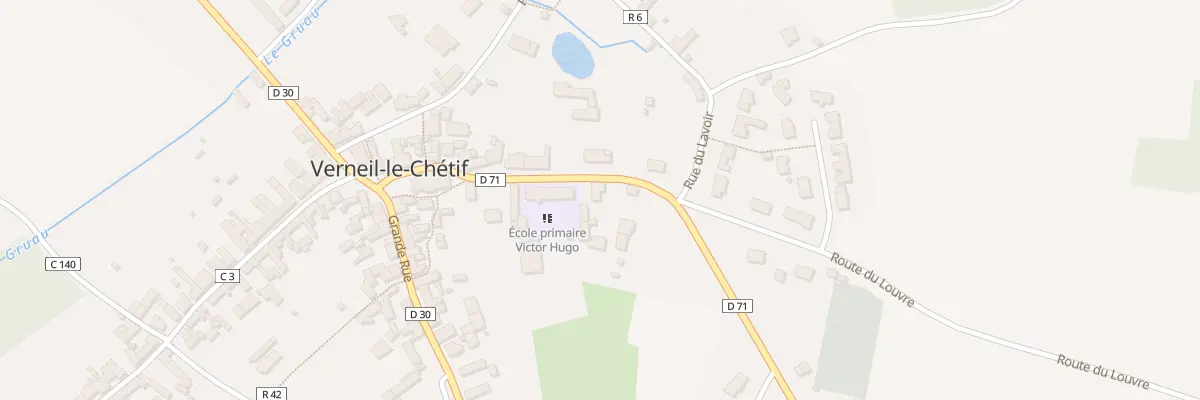Plan du 8 Rue Marcel Royer à Verneil-le-Chétif