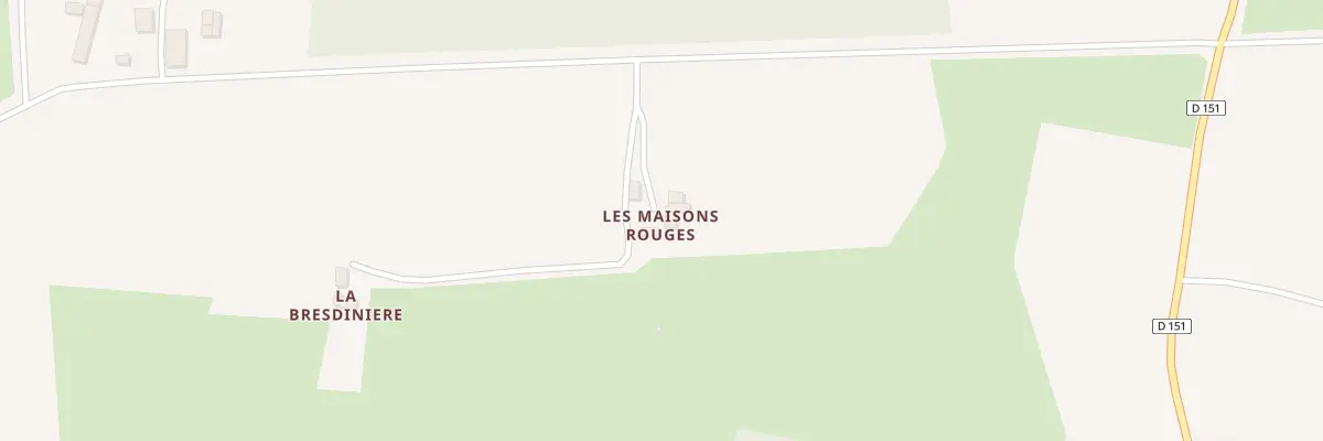 Plan du 1 Les Maisons Rouges à Louzes