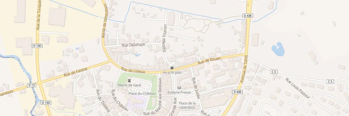 Plan du 5000 Cour Laine à Gacé