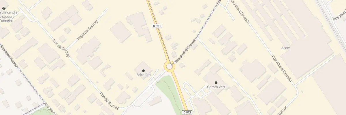 Plan du 15 Rue André Thevet à Fauillet