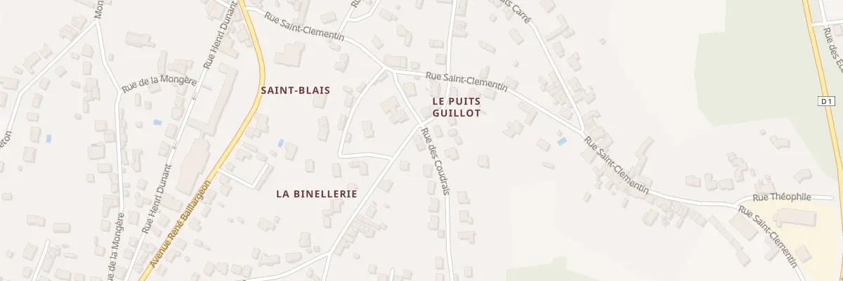 Plan du 1 Rue de la Croix Saume à Civray