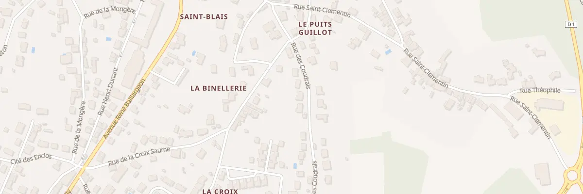 Plan du 4 Rue des Coudrais à Civray