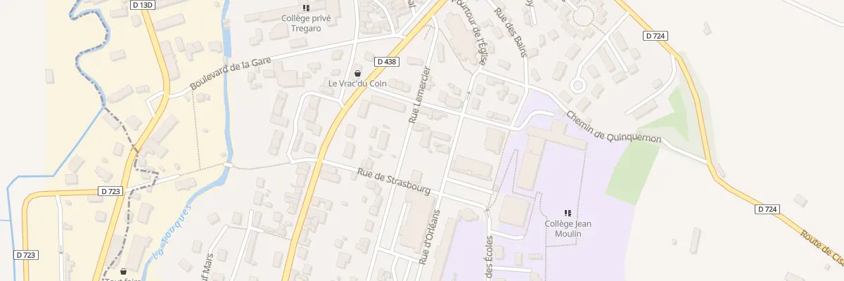 Plan du 5 Rue Lemercier à Gacé