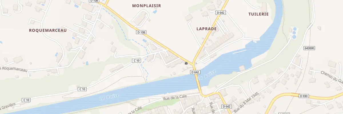Plan du 12 Rue de Laprade à Lavardac