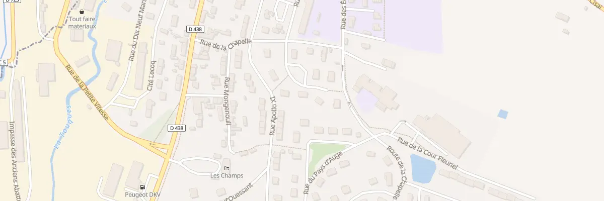 Plan du 9318 Lot la Pommeraie à Gacé