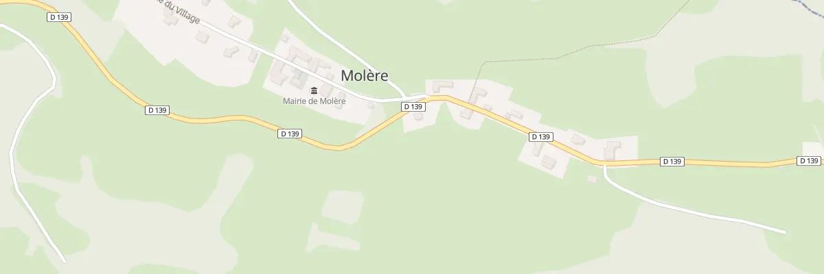 Plan du 13 Rte des Baronnies à Benqué-Molère