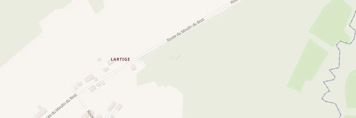 Plan du 928 Rte du Moulin du Bost à Saint-Laurent-des-Hommes