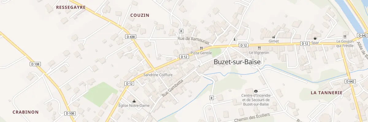 Plan du 11 Rue Maurice Luxembourg à Buzet-sur-Baïse