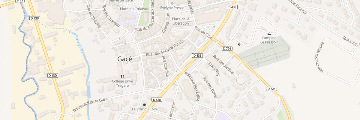 Plan du 19 Rue de l’Eglise à Gacé