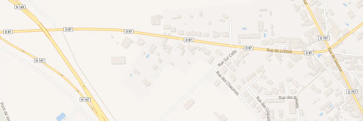 Plan du 11 Rue de Limbre à Migné-Auxances
