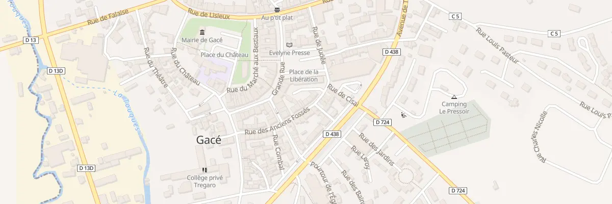 Plan du 391 Rue des Anciens Fossés à Gacé