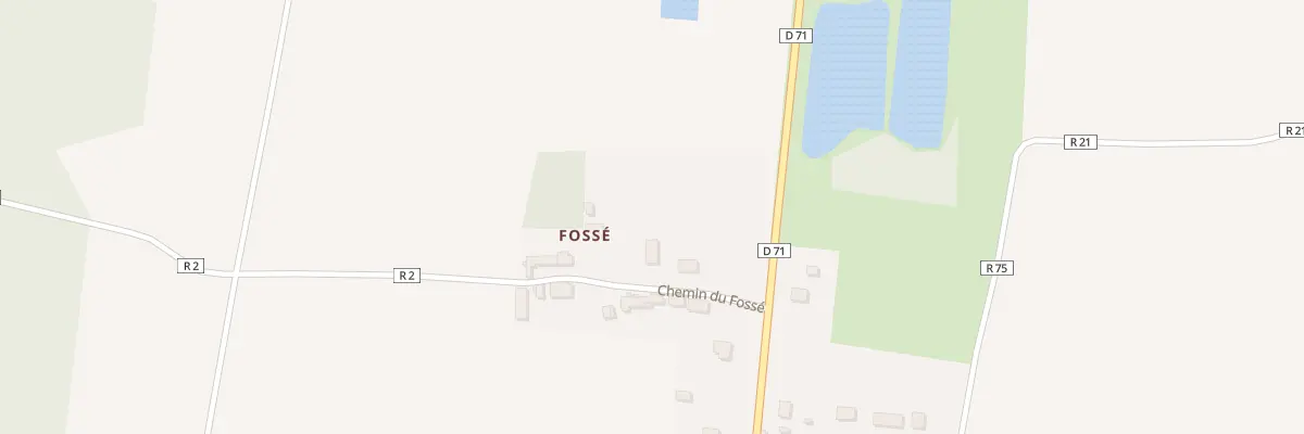 Plan du 8 Che du Fossé à Hommes