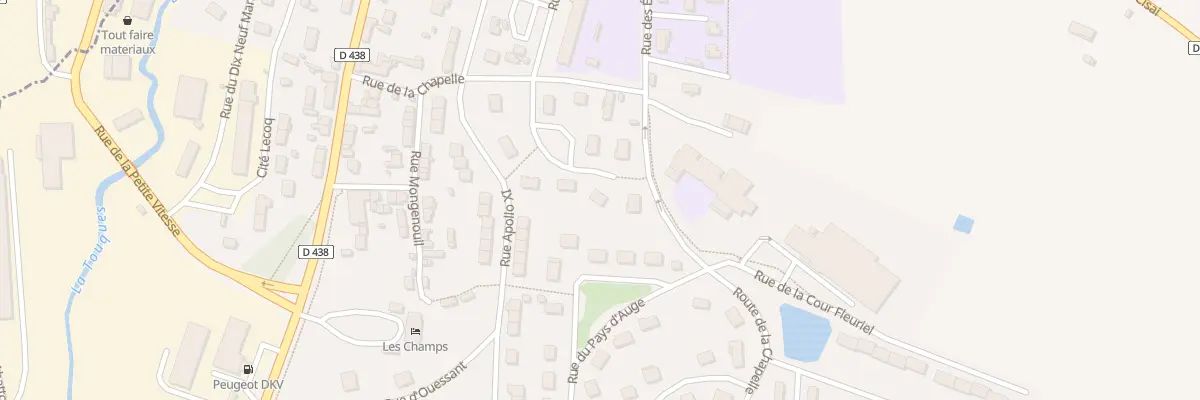 Plan du 5003 Rue de la Chapelle à Gacé