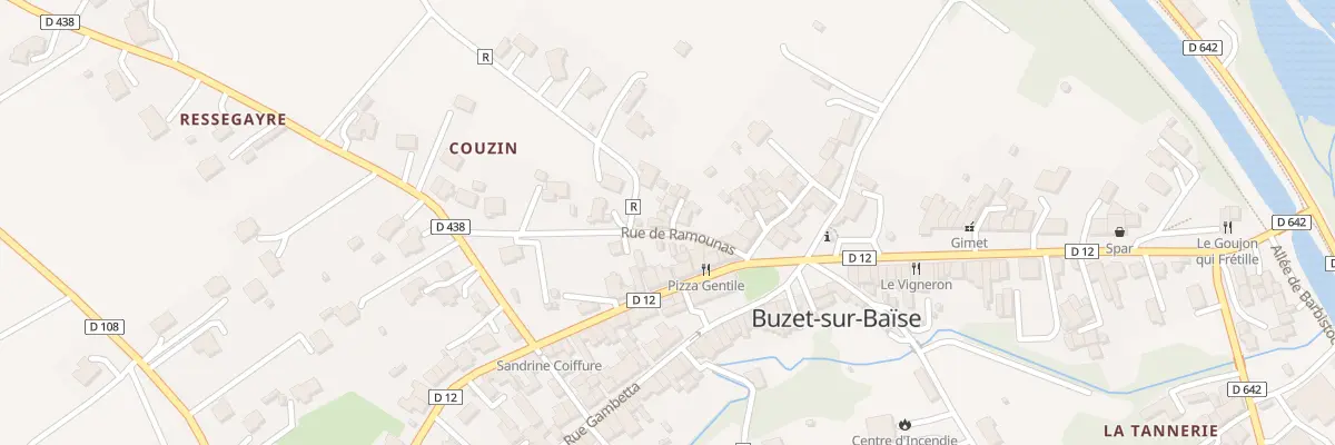 Plan du 16 Rue de Ramounas à Buzet-sur-Baïse