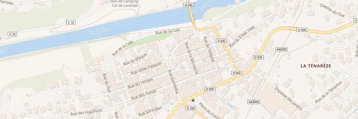 Plan du 4 Rue Notre Dame à Lavardac
