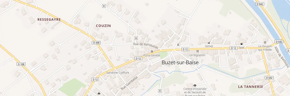 Plan du 5030 Rue de Ramounas à Buzet-sur-Baïse