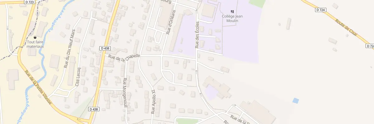 Plan du 6 Rue de la Chapelle à Gacé