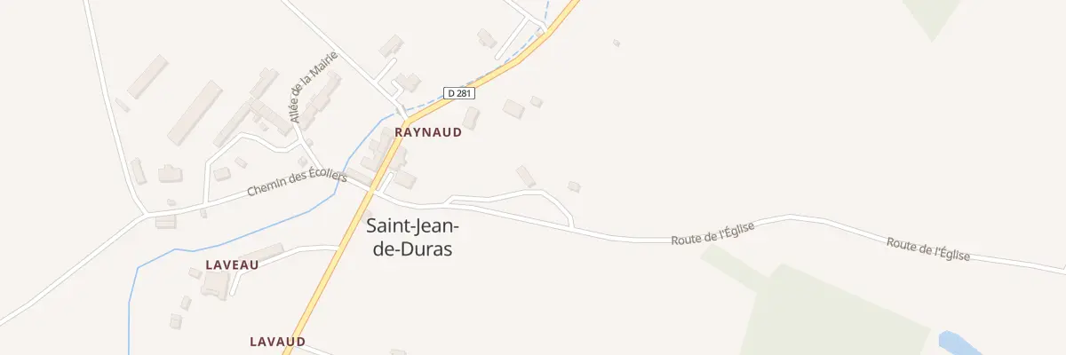 Plan du 77 Rte de l’Église à Saint-Jean-de-Duras
