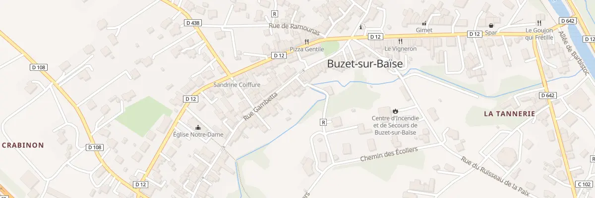 Plan du 35 Rue Gambetta à Buzet-sur-Baïse