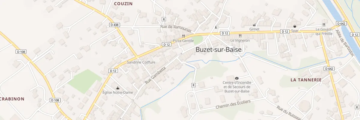 Plan du 27 Rue Gambetta à Buzet-sur-Baïse